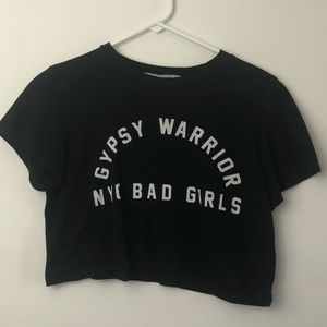 Gypsy Warrior “NYC Bad Girls” Cropped Tee